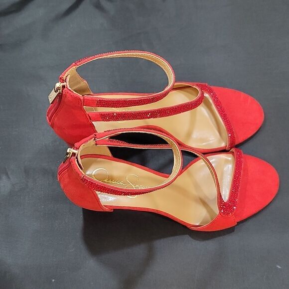 BRAND NEW YORK JESSICA SEVENIA SIMPSON HIGH HEEL STILETTOS SANDAL - Picture 10 of 16